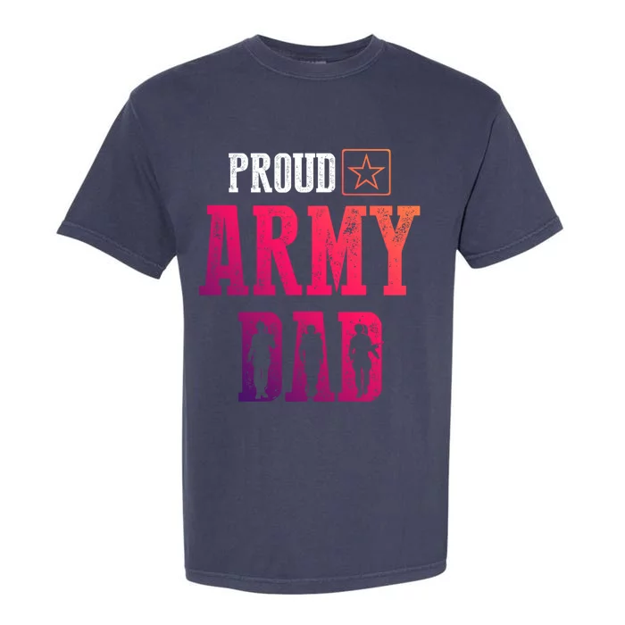 Army Dad Cute Gift Proud Army Dad Fathe'rs Day Gift Garment-Dyed Heavyweight T-Shirt