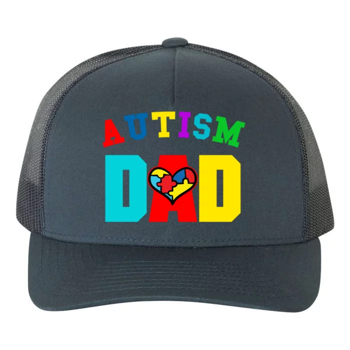 Autism Dad Cool Gift Dad Autism Awareness Meaningful Gift Yupoong Adult 5-Panel Trucker Hat