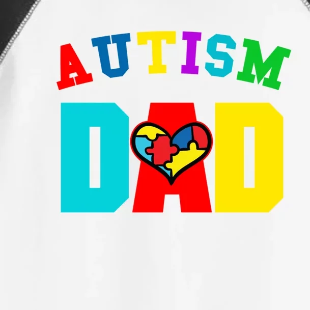 Autism Dad Cool Gift Dad Autism Awareness Meaningful Gift Toddler Fine Jersey T-Shirt