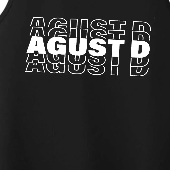 Agust D Concert Korean Group Performance Tank