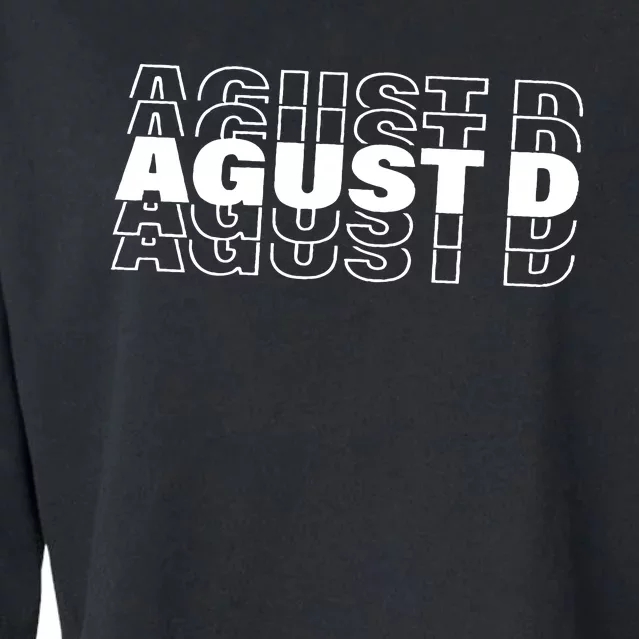 Agust D Concert Korean Group Cropped Pullover Crew