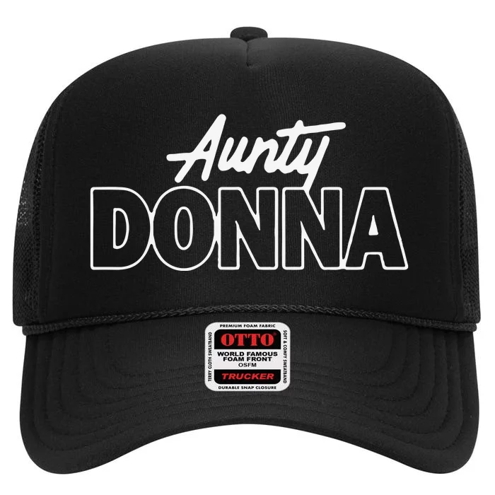 Aunty Donnas Coffee Cafe High Crown Mesh Trucker Hat