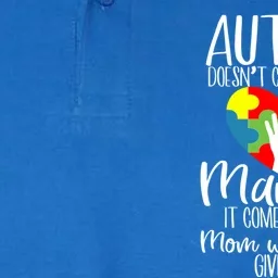 Autism Doesn't Come With Ual It Comes With Mom Support Gift Softstyle Adult Sport Polo