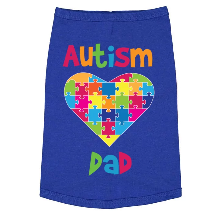 Autism Dad Cute Gift Autism Awareness Cute Gift Proud Parent Father Cute Gift Doggie Tank