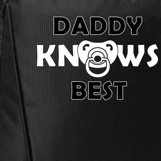 AB DL Daddy Knows Best City Backpack