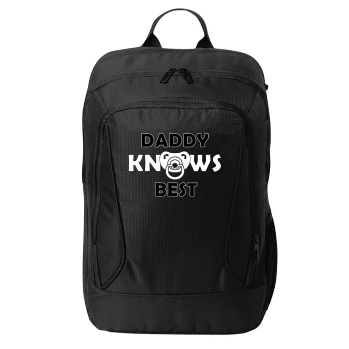 AB DL Daddy Knows Best City Backpack