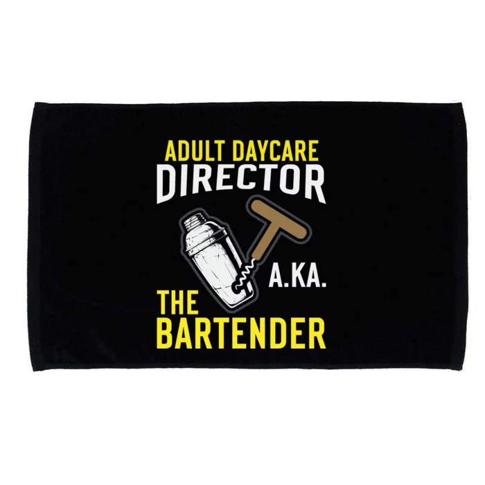 Adult Daycare Director Aka The Bartender Microfiber Hand Towel