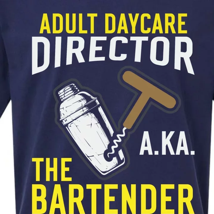 Adult Daycare Director Aka The Bartender Sueded Cloud Jersey T-Shirt