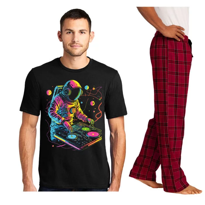 Astronaut Dj Djing In Space Edm Cool Graphic Pajama Set