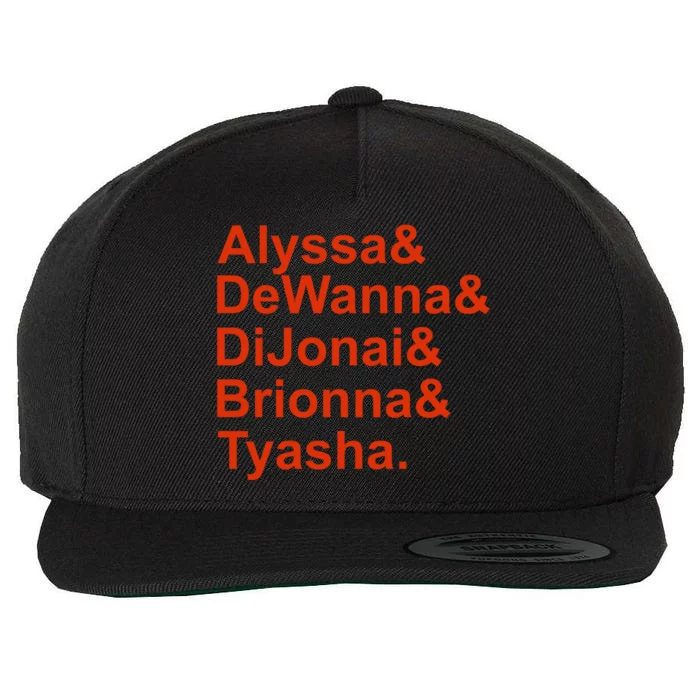 Alyssa Dewanna Dijonai Brionna Tyasha Wool Snapback Cap