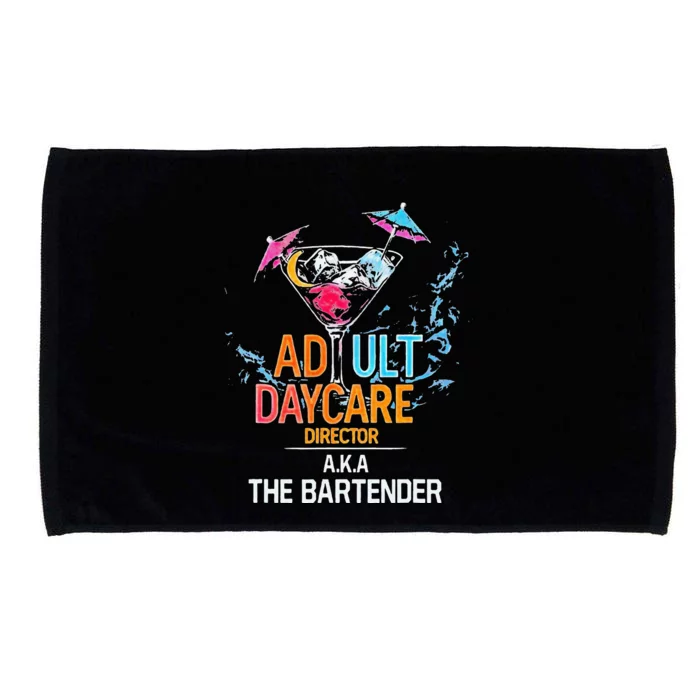 Adult Daycare Director Aka The Bartender Microfiber Hand Towel