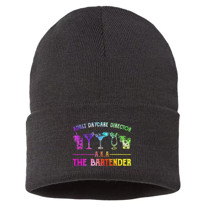 Adult Daycare Director Aka The Bartender Sustainable Knit Beanie