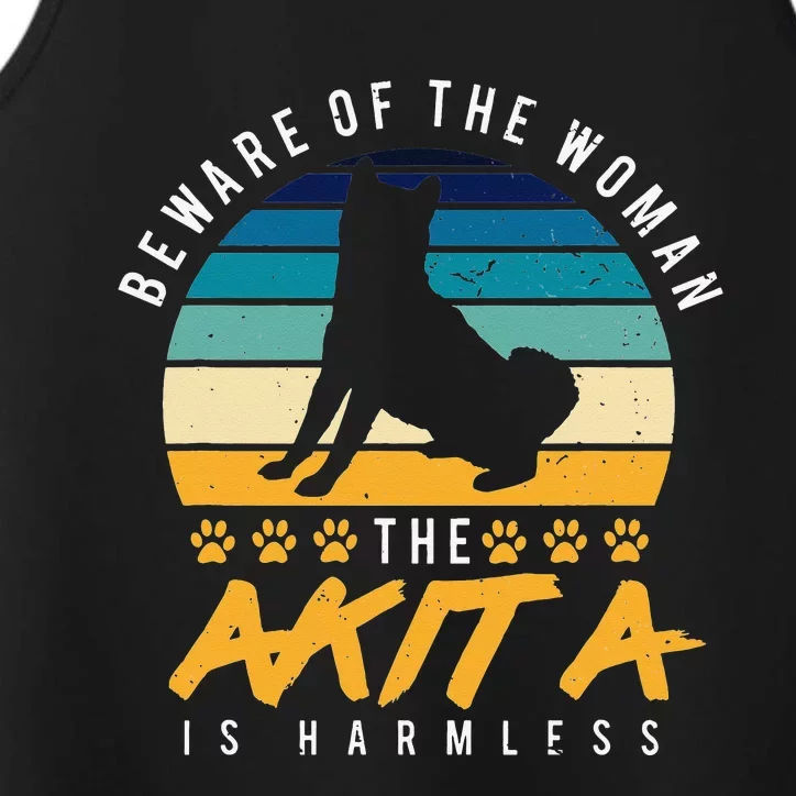 Akita Dog  Dog Mom Gift Akita Lover Performance Tank