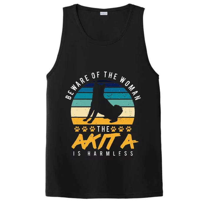 Akita Dog  Dog Mom Gift Akita Lover Performance Tank