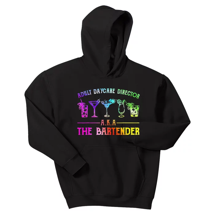 Adult Daycare Director Aka The Bartender Kids Hoodie