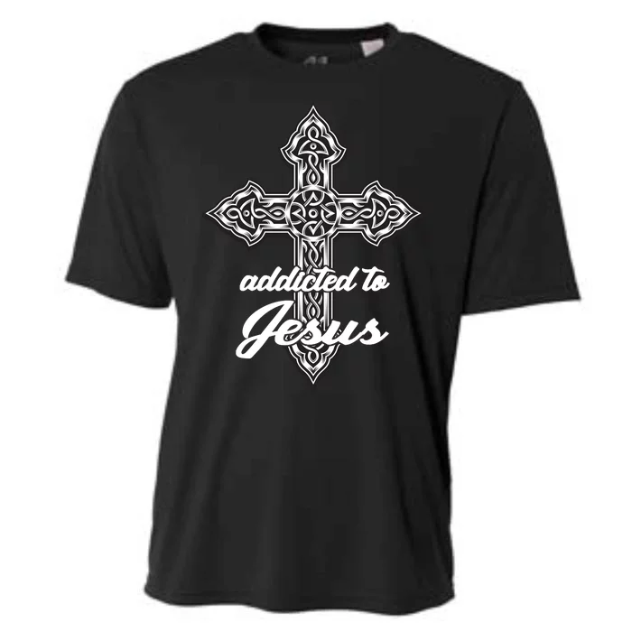 Addicted To Jesus Cooling Performance Crew T-Shirt