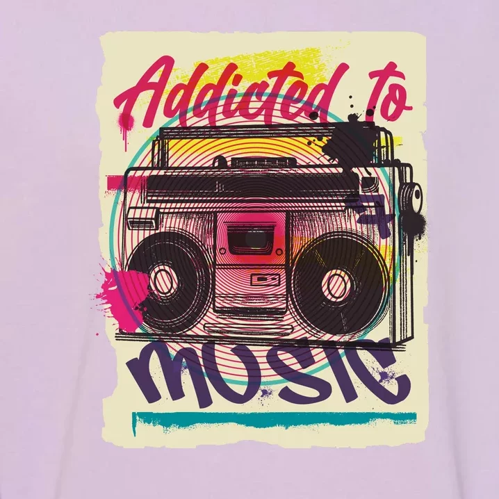 Addicted To Music Garment-Dyed Sweatshirt