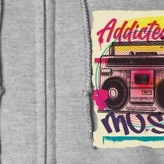 Addicted To Music Full Zip Hoodie