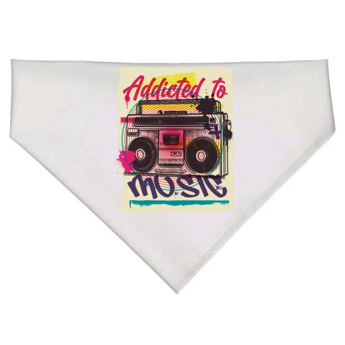 Addicted To Music USA-Made Doggie Bandana