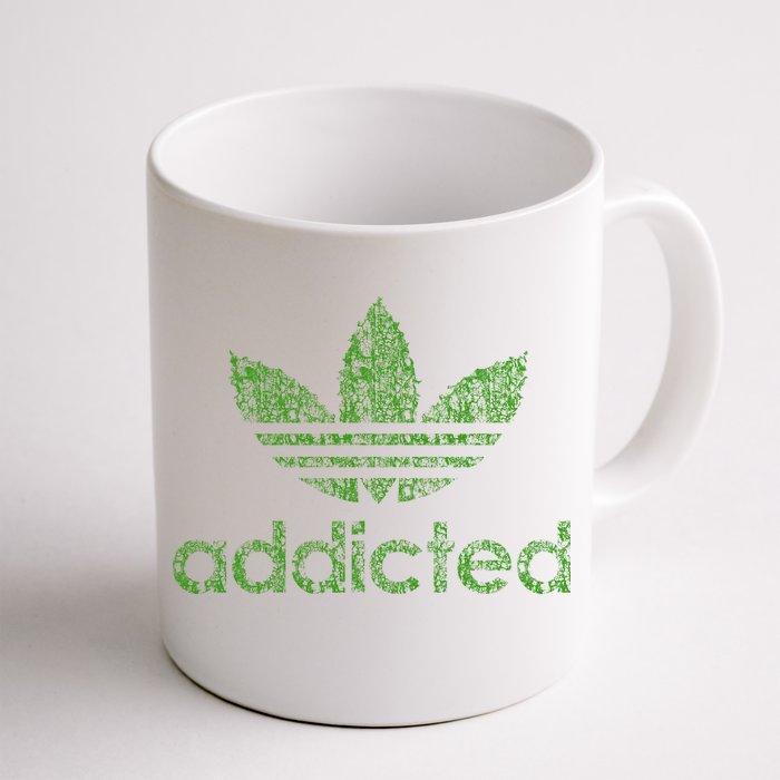 Addicted Weed Logo Front & Back Coffee Mug