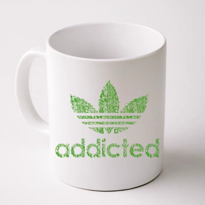 Addicted Weed Logo Front & Back Coffee Mug