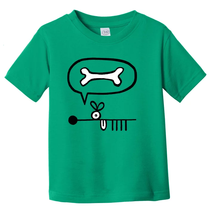 Abstract Dog Expresses Innermost Desire Toddler T-Shirt