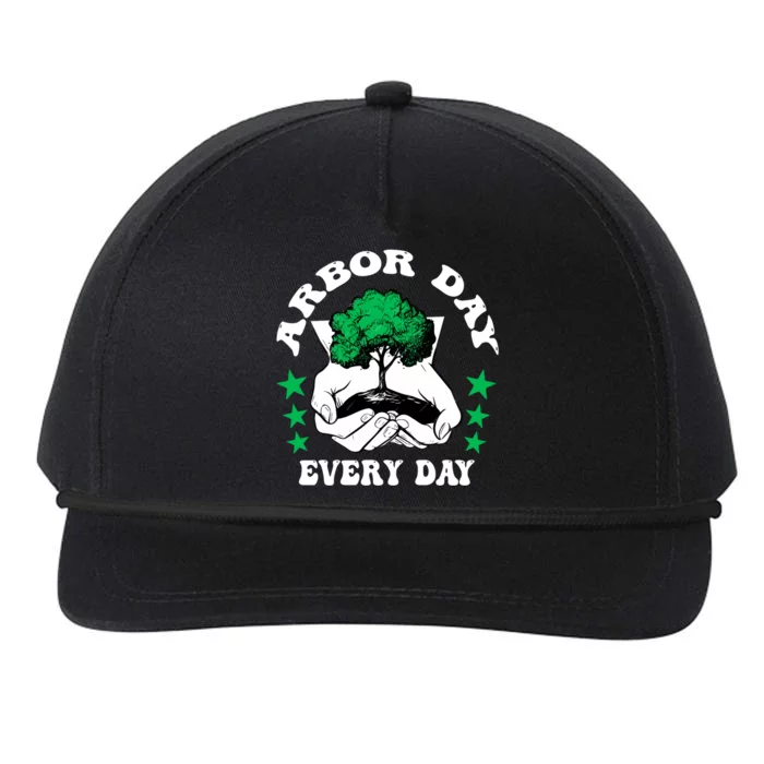 Arbor Day Everyday National Environtal Awareness Tree Gift Snapback Five-Panel Rope Hat