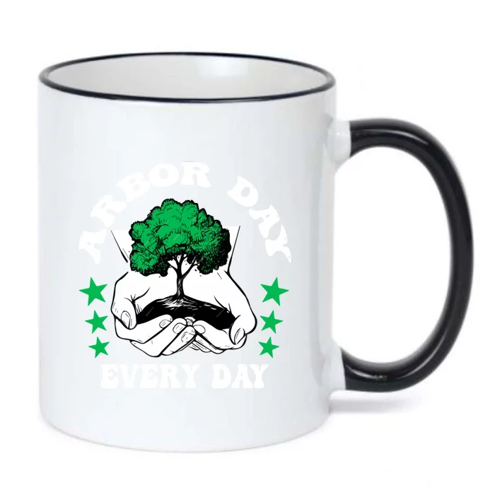 Arbor Day Everyday National Environtal Awareness Tree Gift Black Color Changing Mug