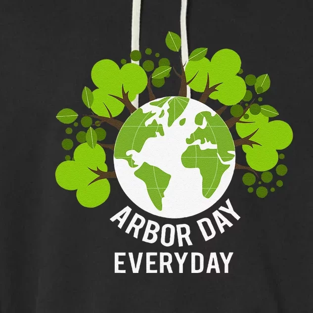 Arbor Day Everyday Earth Planet Anniversary Garment-Dyed Fleece Hoodie