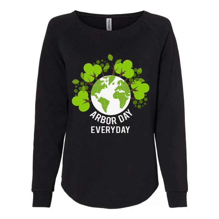 Arbor Day Everyday Earth Planet Anniversary Womens California Wash Sweatshirt