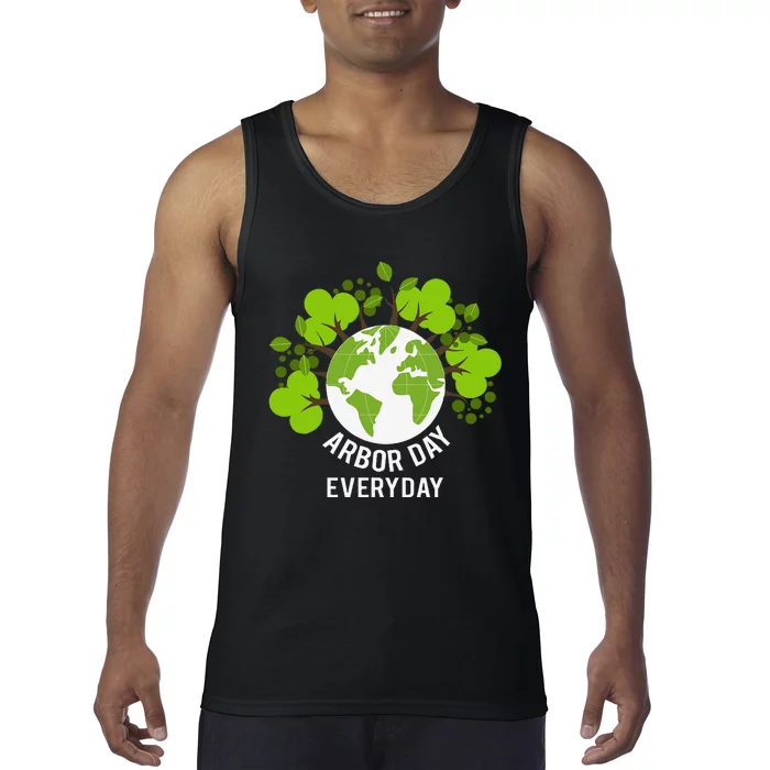 Arbor Day Everyday Earth Planet Anniversary Tank Top