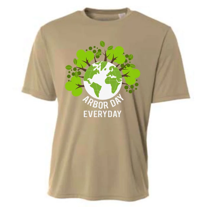 Arbor Day Everyday Earth Planet Anniversary Women Cooling Performance Crew T-Shirt