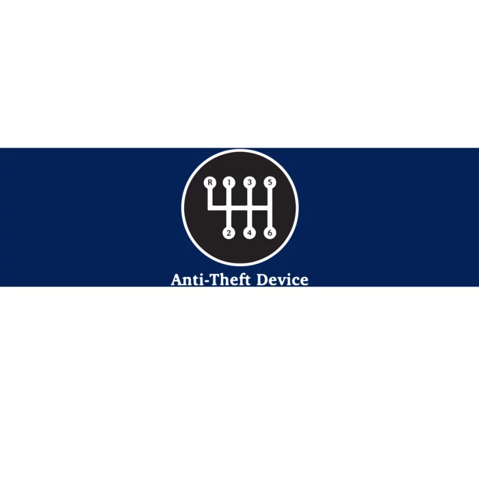 AntiTheft Device For Car Lovers Gearheads Bumper Sticker