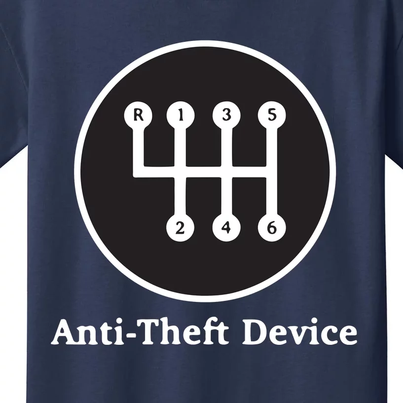 AntiTheft Device For Car Lovers Gearheads Kids T-Shirt