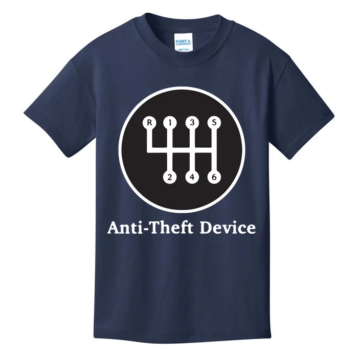 AntiTheft Device For Car Lovers Gearheads Kids T-Shirt