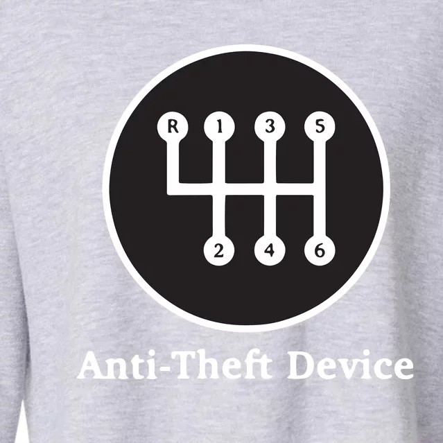 AntiTheft Device For Car Lovers Gearheads Cropped Pullover Crew