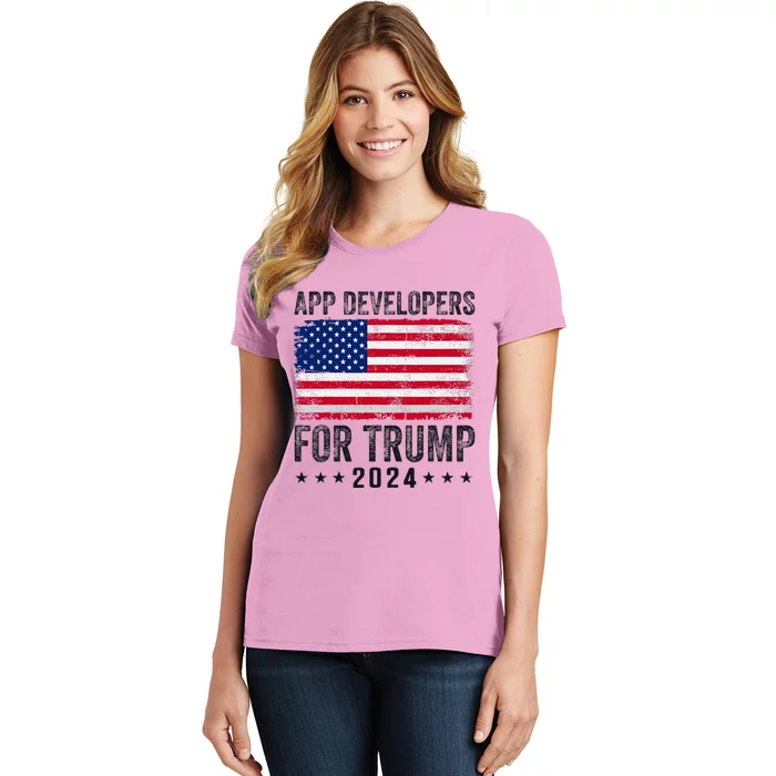 App Developers For Trump 2024 Women's T-Shirt