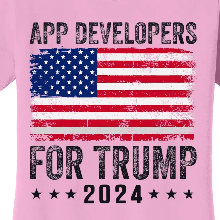 App Developers For Trump 2024 Women's T-Shirt