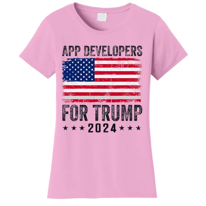 App Developers For Trump 2024 Women's T-Shirt