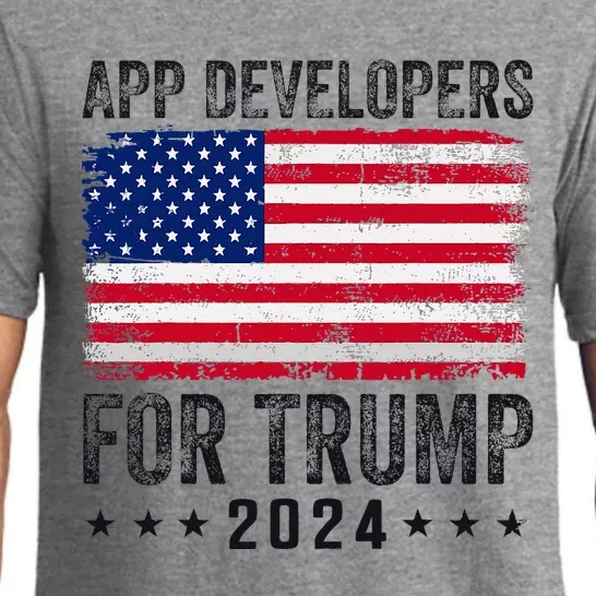 App Developers For Trump 2024 Pajama Set