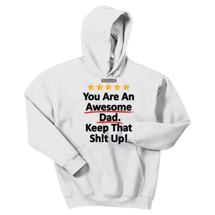 Awesome Dad Funny Gift Idea For Dad Kids Hoodie