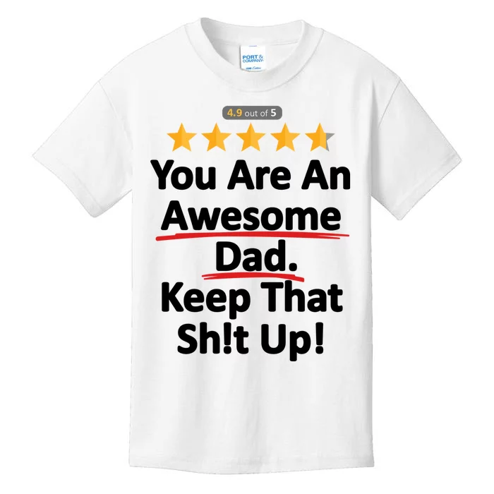 Awesome Dad Funny Gift Idea For Dad Kids T-Shirt