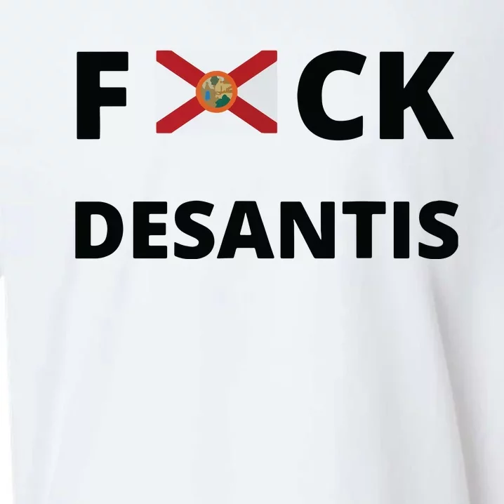 Anti Desantis Florida Ron Must Gone Anti Ron Desantis 2024 Sueded Cloud Jersey T-Shirt