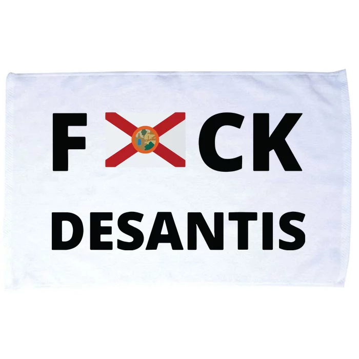 Anti Desantis Florida Ron Must Gone Anti Ron Desantis 2024 Microfiber Hand Towel