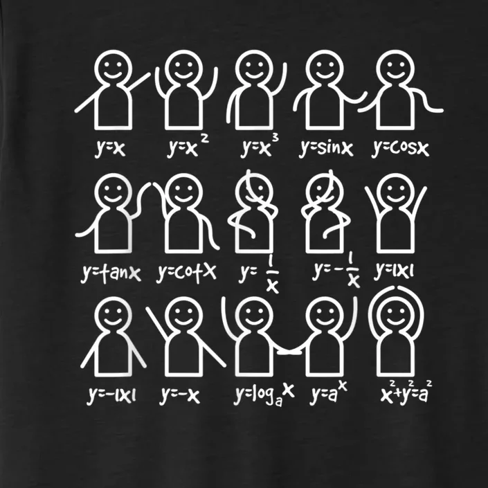 Algebra Dance Funny Graph Figures Math Equation ChromaSoft Performance T-Shirt