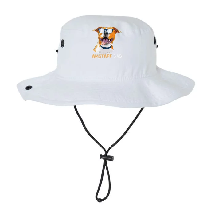 Amstaff Dad For Dog Lovers Fathers Day Tee Legacy Cool Fit Booney Bucket Hat