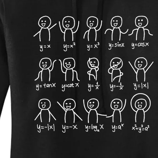 Algebra Dance Funny Graph Figures Math Equation Women's Pullover Hoodie