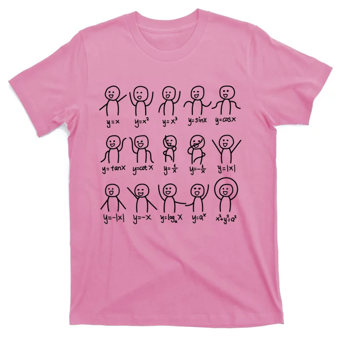 Algebra Dance Funny Graph Figures Math Equation T-Shirt