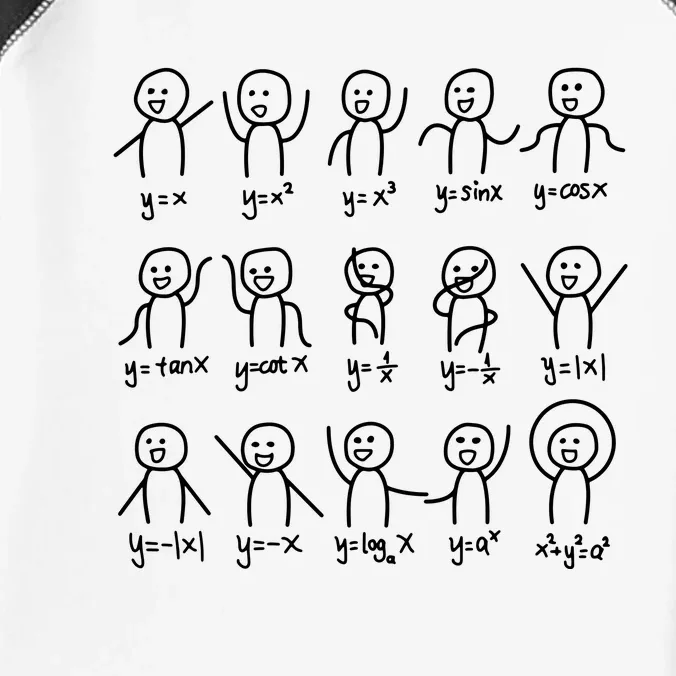 Algebra Dance Funny Graph Figures Math Equation Infant Baby Jersey Bodysuit