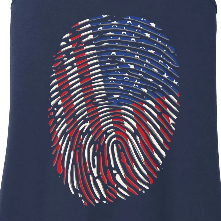 American DNA Fingerprint Ladies Essential Tank